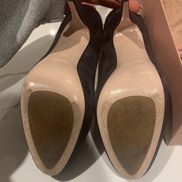 Miu Miu grey suede pumps - Picture 7 of 7